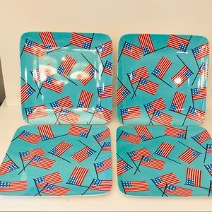 Pier1 NWT’S Melamine Dinner Plates Set of 4